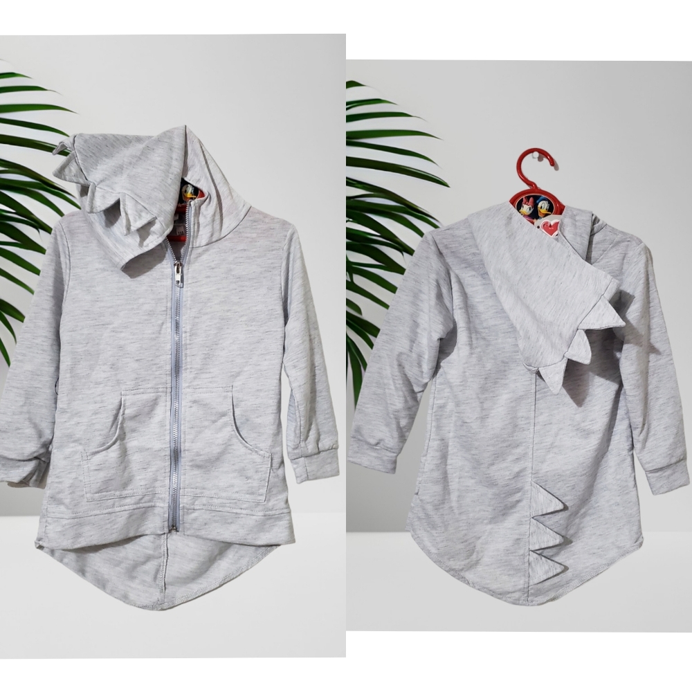 Samgami Baby Dino Hoodie Zippered Top